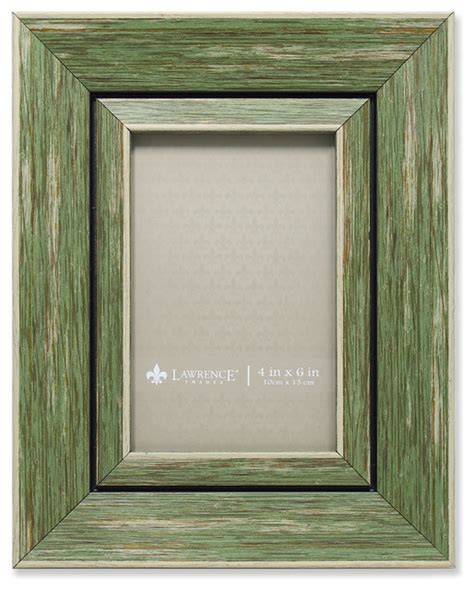 4x6 Weathered Green Decorative Picture Frame Farmhouse Picture