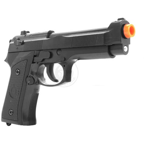Uk Arms Airsoft Full Size M1911 Hybrid Heavyweight Pistol Black