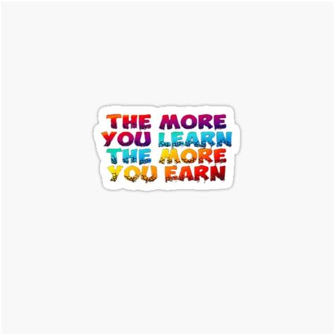 The More You Learn The More You Earn Motivation Illustration Premium