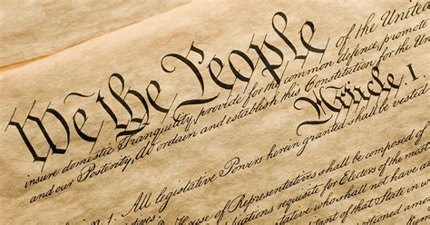 The Five Oddest Clauses In The Us Constitution Bu Today Boston