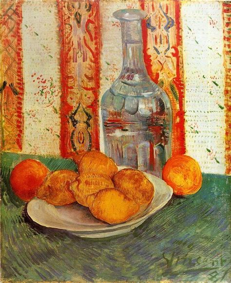 Vicent Van Gogh Still Life With Glass Of Absinthe And A Carafe1887