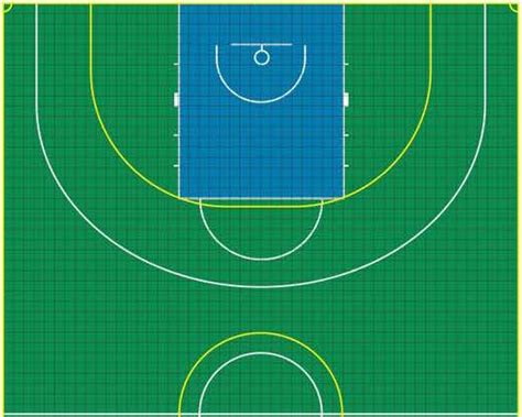Half Basketball Court 45x50 Court Surfaces