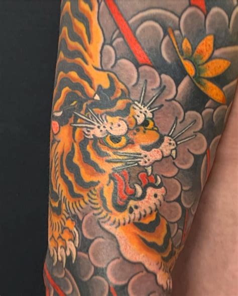 Update 141 Tiger Sleeve Tattoo Designs Super Hot Vn