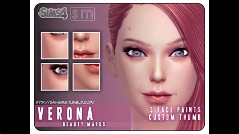 ♥pack De Maquillaje 1♥makeup Sims 4♥ Kyssims Youtube