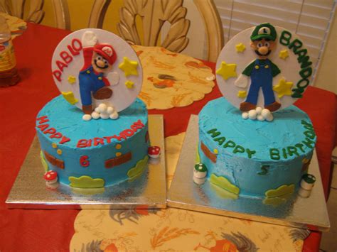 Mario and luigi birthday cake ideas. Children's Birthday Cakes - Mario y Luigi | Childrens ...