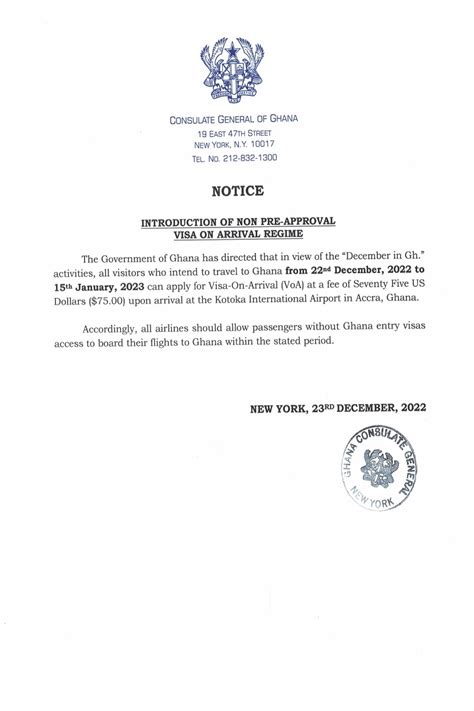 Consulate General Of Ghana In New York News