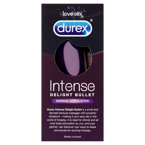 Durex Intense Delight Vibrating Bullet Adult Sex Toy Pleasure Massager