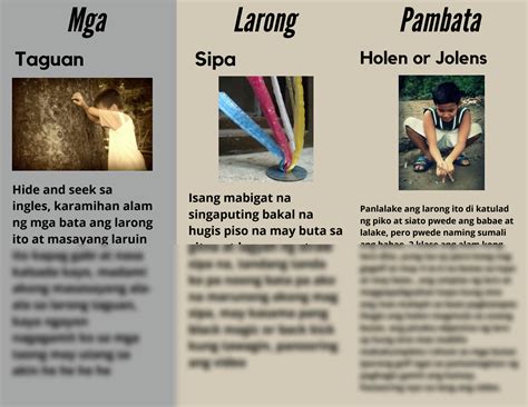 Solution Mga Larong Pambata Sa Pilipinas Studypool
