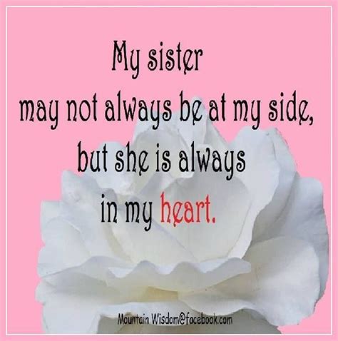 My Sister Is Always In My Heart Pictures, Photos, and Images for