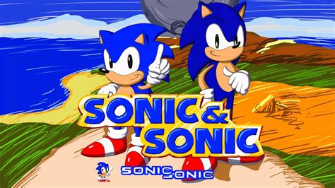 Sonic And Sonic Title Screen Youtube