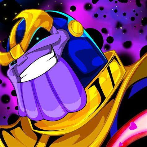 2048x2048 Thanos Feeling Lucky Ipad Air Hd 4k Wallpapers Images