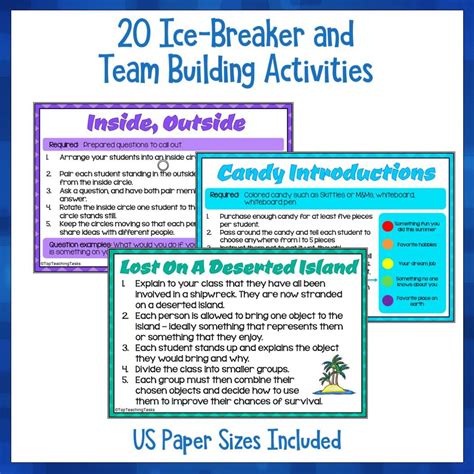 Team Building Activities Top Teaching Tasks