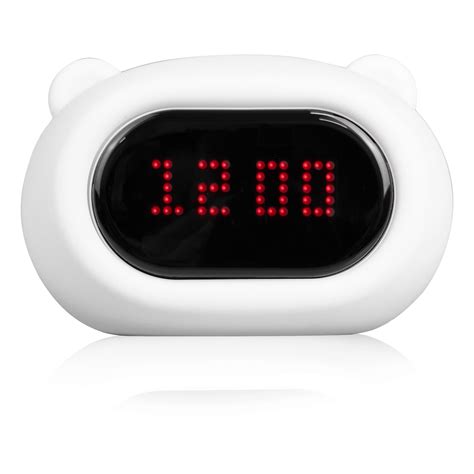 Light Up Kids Alarm Clock Lumipets Cute Animal Music Lamp Clock With