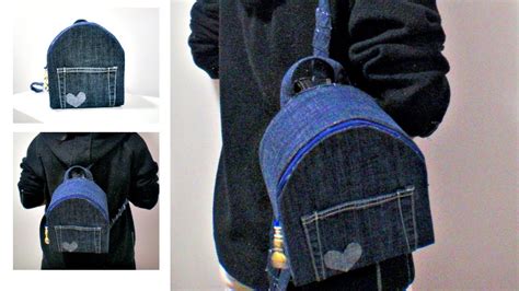 Diy No Sew Backpack From Old Jeans How To Make Your Own Backpack At