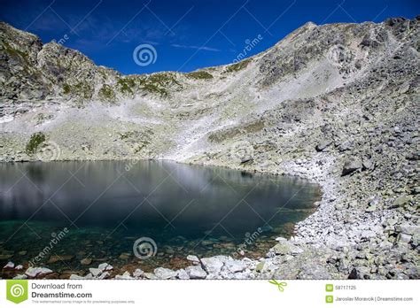 Tarn In Mountains Stock Image Image Of Lake Furkotska 58717125
