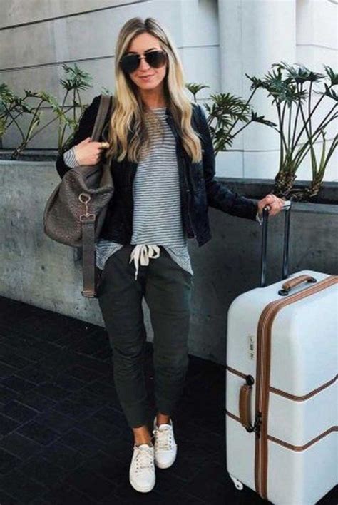 Classic And Casual Airport Outfit Ideas22 Travel Outfit Ideas Airplane
