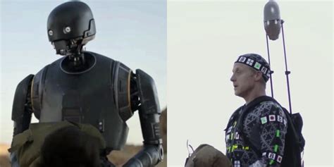 The Actor Behind The New Droid In Rogue One Acted On Stilts For The
