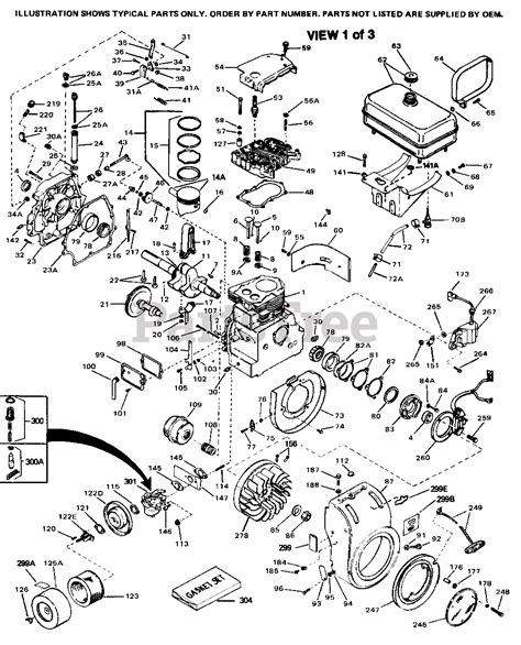 Tecumseh Hh100 115047d Tecumseh Engine Engine Parts List 1 Parts
