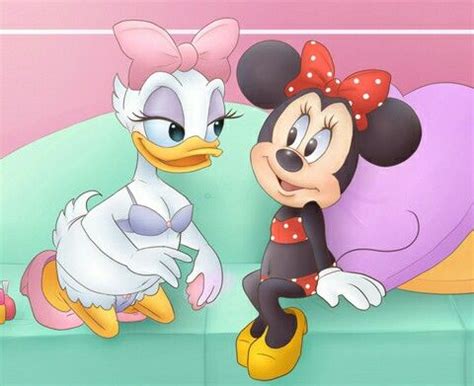 Daisy Duck And Minnie Mouse Nickelodeon Cartoons Mickey And