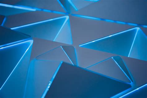 Triangles 5k Neon Pattern Geometric Coolwallpapersme