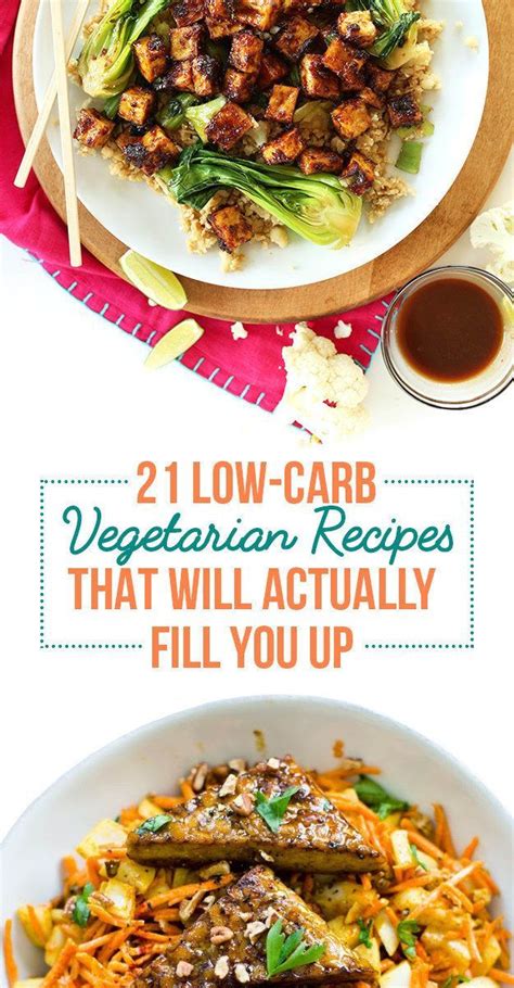21 Filling Low Carb Recipes With No Meat Low Carb Vegetarian Recipes