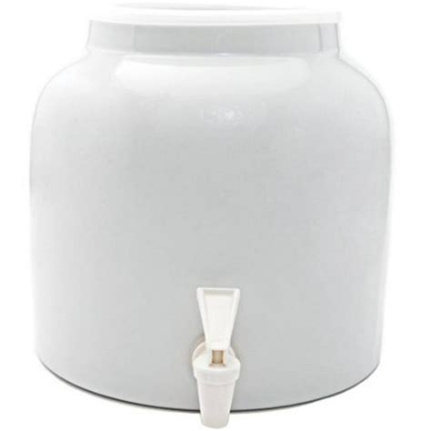 Bluewave Dw141 2 12 Gal White Porcelain Water Dispenser Crock