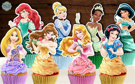 disney princess cupcake toppers classic princess s