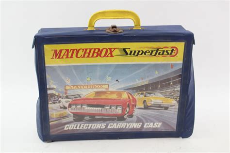 Matchbox Superfast Collectors Carrying Case W Ctock Inc Matchbox