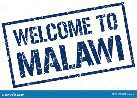 Welcome To Malawi Stamp Stock Vector Illustration Of Grungy 121393602