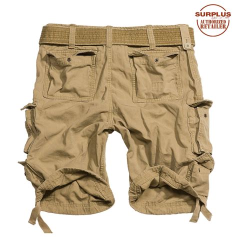 Raw blue men's jamaica summer cotton 3 quarter length shorts pant jamaica coloured stitches design on pockets. Brand New Surplus Raw Vintage Division Shorts - Beige ...