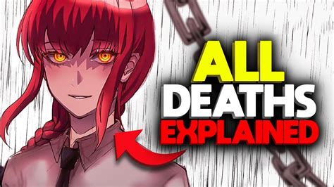 All Deaths In Chainsaw Man Explained Youtube