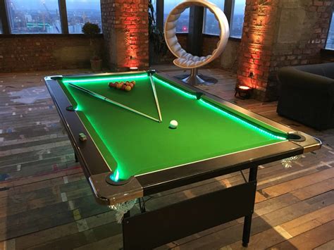 Led American Pool Table Hire For Events London Kent