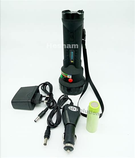 Tricolor Red Green White Rechargeable Signal Torch Light W Cree Led Ip Abs Body Pc Lens