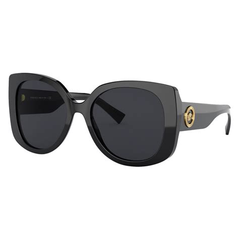 Versace Sunglasses Medusa Icon Squared Black Sunglasses Versace Eyewear Avvenice