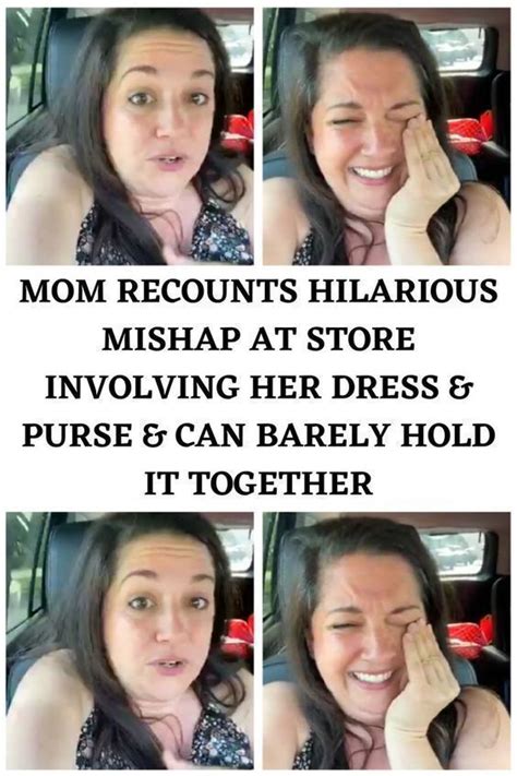 Mom Recounts Hilarious Mishap At Store Involving Her Dress And Purse