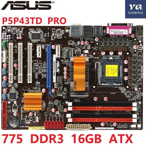 Asus P5p43td Pro Motherboard Lga 775 Ddr3 16gb For Intel P5p43td