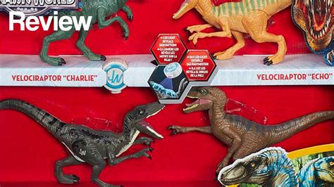 Jurassic World Target Velociraptor 4 Pack Figure Review 13 Youtube