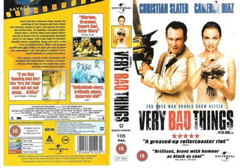 Very Bad Things 1998 On Universal United Kingdom Vhs Videotape