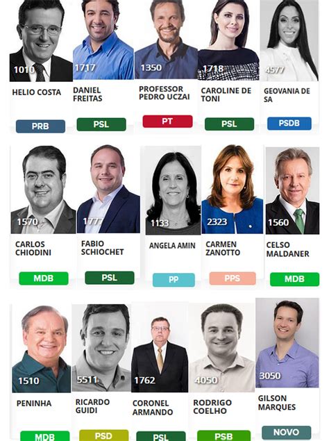 Veja Quem São Os 16 Deputados Eleitos Para A Câmara Dos Deputados Por Santa Catarina Eleições
