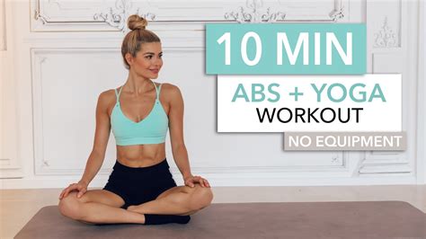 MIN ABS YOGA A Slow And Relaxed Workout For Super Strong Abs No Equipment I Pamela