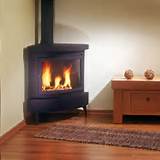 Free Standing Gas Log Fireplace Images
