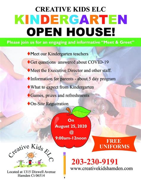 Enroll Now Kindergarten Open House Hamden Ct Patch