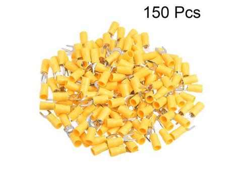 150pcs Sv55 5 Insulated Fork Spade Wire Connector Electrical Crimp