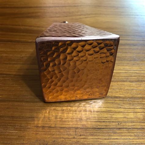Handcrafted Hammered Copper 85oz 250ml Flask