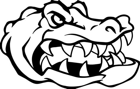 Florida Gators Logo Coloring Pages Sketch Coloring Page