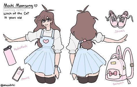 I Ramble In The Tags Reference Sheet For Mochi The Main Protagonist Of