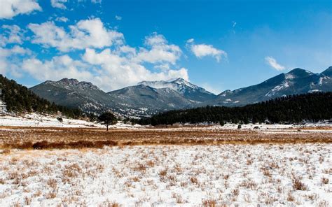 Wallpaper Landscape Mountains Hill Nature Snow Winter Valley