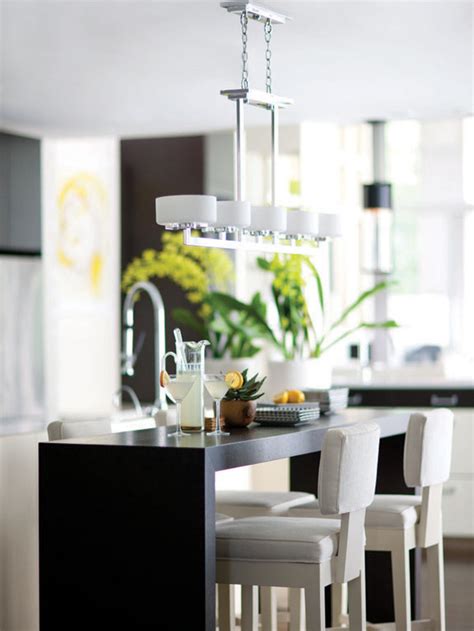 The choice and placement of the lighting largely depends on the placement and size of the table. Kitchen Lighting Design Ideas From HGTV | Modern Furniture ...