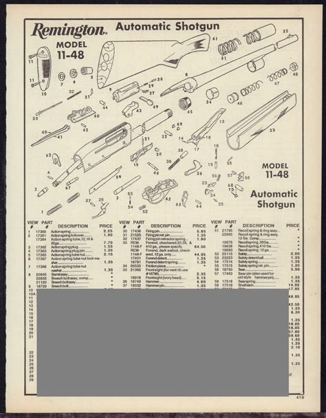 Remington 11 48 Parts Diagram
