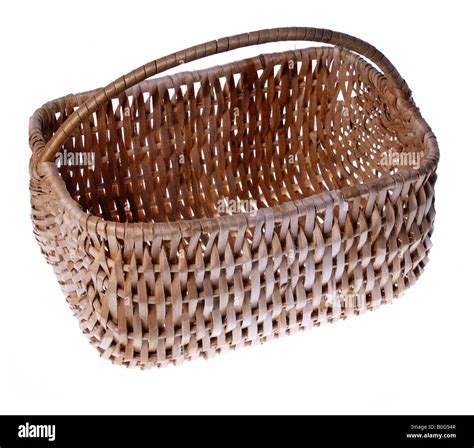Wicker Basket Stock Photo Alamy